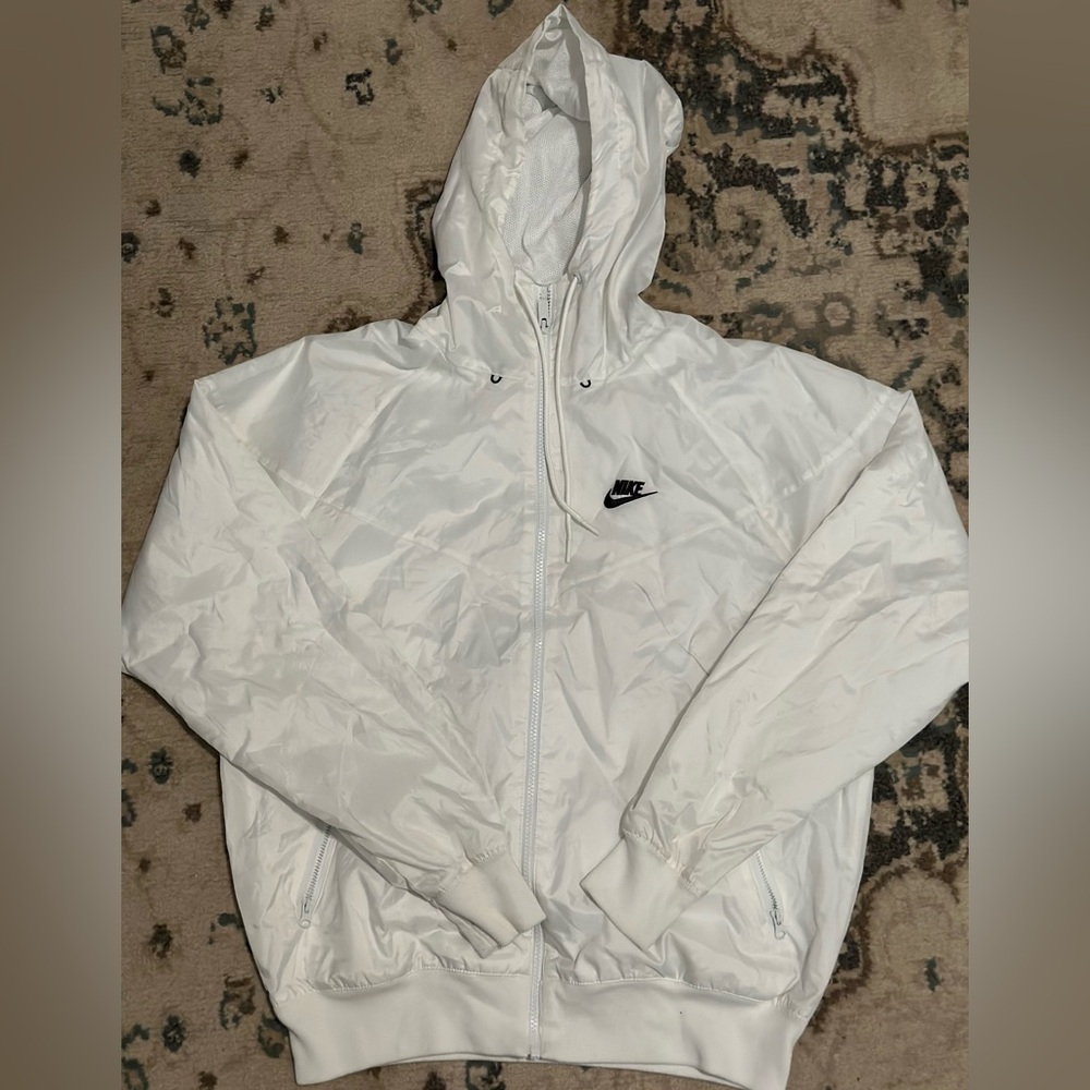 Nike White Mesh Jacket
